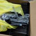 SONGMICS Heavy-Duty Clothes Rack, Garment Rack, Portable Closet, 68.7-Inch Wide Clothing Rack with Adjustable Mesh Shelves and Hanging Rails, Ink Black ULGR433B01 (Medium)