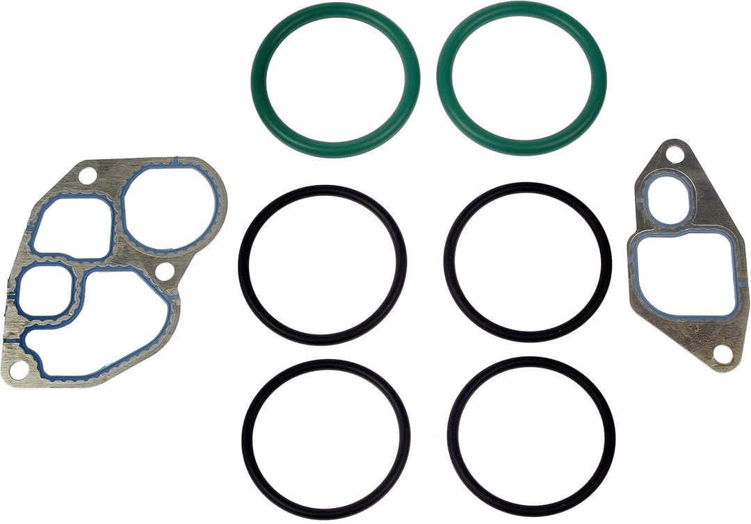 Dorman 904-224 Engine Oil Cooler Gasket Set Compatible with Select Ford / IC Corporation / International Models