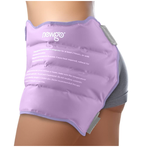 NEWGO Ice Pack for Hip Replacement Surgery, Gel Cold Pack Hip Ice Wrap for Hip Bursitis, Sciatica, Flexor Pain, Inflammation, Swelling - Purple