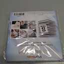 3 x Non Scratch Wire Dishwashing Rag, 8 Pack Double Layer Reusable Wire Dishcloth, Silver Mesh Metal Cleaning Cloth for Pots, Pans, Sink, Steel Cookware, Wet & Dry Cleaning