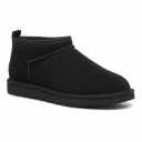Bearpaw Super Shorty Blk, Black, Size 8