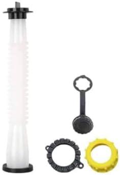 KP KOOL PRODUCTS Gas Can Nozzle - Universal Spout Replacement - White and Yellow, Collar Caps, Stopper, Vent Caps - Pack of 1