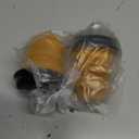 Pack-2 Car Control Arm Bumper Shock Pads, Car Rear Axle Bumper with Nut, Compatible with Chevrolet Cadillac GMC Silverado 1500 2500 3500 (Yellow)