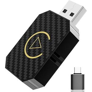 2-in-1 Wireless CarPlay Adapter and Android Auto Adapter – Converts Wired to Wireless for Cars 2016+, Plug & Play, USB-A to USB-C for iOS10+/Android 11+