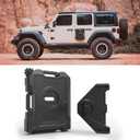 Door Hinge Container and Mount Set - 2.5 Gallon/9L Pack and Bracket with Spout Backup Water Storage Can Portable Compatible with Wrangler JK JL JT (1 Can & 1 Mount)