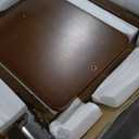 Woods Whisper Full Length Mirror Coat Rack Solid Wood Floor Mirror 66"x12" Full Length Mirror with Stand Long Mirrors for Bedroom, Living Room (Deep Walnut, 66" Lx12 W)