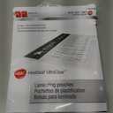 GBC Laminating Sheets, Thermal Laminating Pouches, Letter Size, 3 Mil, HeatSeal Ultra Clear, 100 Pack (3745022)