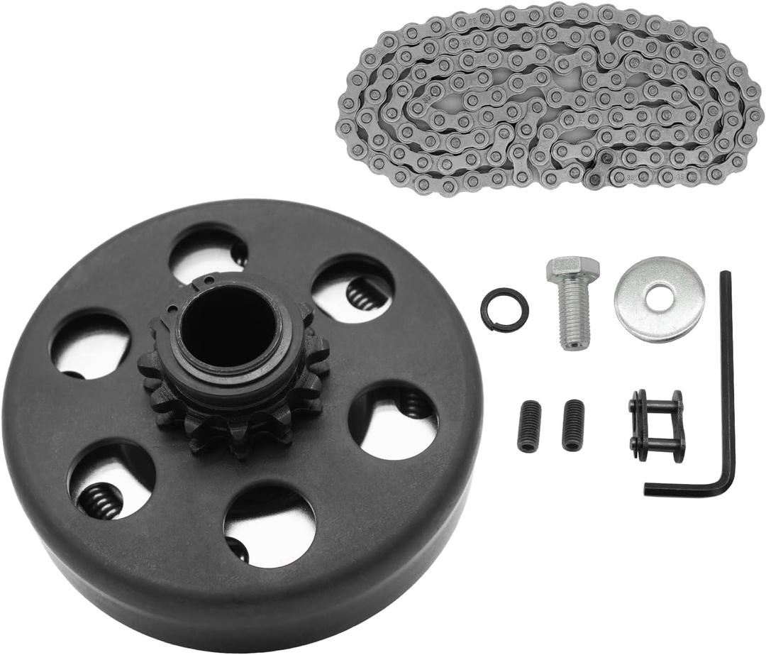 Go Kart Clutch 3/4" Bore 12 Tooth with #35 Chain, Centrifugal Clutch for Predator 212, Honda GC GX Engines and Most 2-6.5HP Small Engines performance Parts for MiniBike, Go Kart, Lawnmower.
