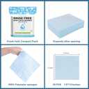 100 PCS Disposable Rinse Free Bath Sponges, No Rinse Bathing Wipes for Adults, Soap Infused Dry Shower Wipes for Elderly, Bedridden, Camping, Post Surgery(25 Count 4 Pack)