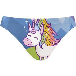 Men Sexy Bikini Swimsuit Swimwear Cute Unicorn Pattern Anime Briefs L 2030881