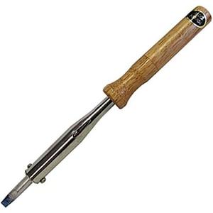 Leponitt 100 Watt Heavy Duty Soldering Iron, 1000 Degree, 5/16" Chisel Tip, Wood Handle, Stained Glass Supplies and More