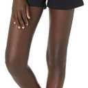 Amazon Essentials Women's Mid-Rise Slim-Fit 3.5 Inch Inseam Khaki Shorts (10, Black)