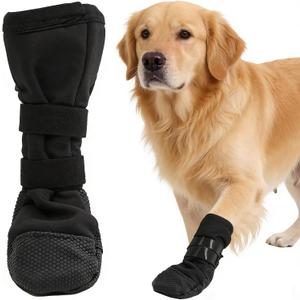 Dog Recovery Boot for Injured Paws - Breathable Dog Shoes with Non-Slip Sole & Self-Adhesive Strap, Dog Bootie to Protect Wounds from Licking, Dirt, and Infection - for XL Dogs