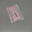 for iPhone 16 Pro Case, Sparkly Crystal Diamonds Rhinestone Border with Shiny Glitter Sequins Phone Cover for Women Girls, Transparent TPU Bling Slim Protective Case for iPhone 16 Pro