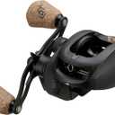 13 FISHING - Concept A2 Baitcast Reel - 7.5:1 Gear Ratio - Right Hand Retrieve (Fresh+Salt) - A2-7.5-RH, Black