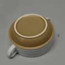 HASENSE Ceramic Soup Bowls with Handles, 20 oz Oven Safe French Onion Soup Bowls 