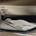 Regalo Safety 29-49" Easy Step Extra Wide Baby Gate for Doorways & Bottom of Stairs, Pressure Mounted Safety Gate with Door for Babies, Toddlers & Pets, Black