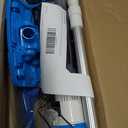 Cordless Pool Vacuum with Telescopic Pole, Handheld Rechargeable Swimming Pool Cleaner, Strong Suction 19 GPM Pool Vacuum for Cleaning Hot Tubs, Spas, Above/In Ground Pools