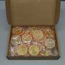 Yinkin 6.5 ft Artificial Orange Slices Garland Christmas Decorations with 6.5 ft Rustic Wooden Bead Garland Hanging Ornaments for Christmas Tree Fireplace Wreath Doorway Wall Window Decor