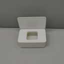 Baby Wipes Dispenser, Wipe Holder for Baby & Adult,Keeps Wet Tissue Fresh, Non-Slip Wipes Case, Flushable Wipe Container with Sealing Design Lid (White)