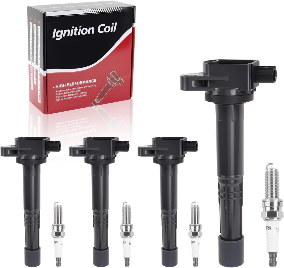 Ignition Coil Pack and Spark Plug Fits for 2008-2012 Accord, CR-V