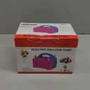 Balloon Pump Electric Party Decorations - Electric Balloon Pump for Balloon Arch Kit, Portable Dual Nozzle Balloon Inflator (Rose Red)