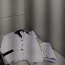 Morph Saturday Night Disco Costume Men 70s White Leisure Suit for Men 70s Fever Outfit Halloween Costumes For Adults L