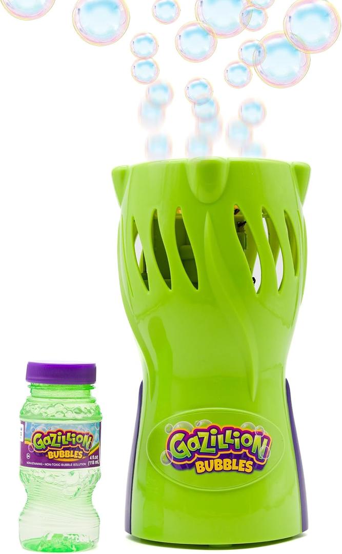 Gazillion Bubbles, Bubble Flare Bubble Making Machine - Realistic Fireworks Lights and Sounds - Instant Bubble Creation - Outdoor Toy for Kids - 4 oz. Bubble Solution Included - Ages 3+