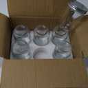 6 Pack Wide Mouth Mason Jars 16oz Glass Canning Jars with Airtight Lids and Bands for Preserving, Jam, Honey, Jelly, Wedding Favors, Sauces, Meal Prep, Overnight Oats, Salad, Yogurt