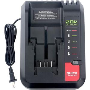 PCC692L 20V MAX Lithium Battery Charger Compatible with Porter-Cable Battery PCC685L PCC680L PCC681L PCC682L Black Decker LCS1620 20V Lithium Battery LBXR20 LBX4020
