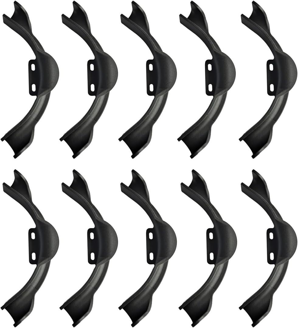 10 PIECES XFITTING 1" PEX TUBING BEND SUPPORT WITH NAIL TAB HEAVY DUTY REINFORCED PLASTIC, BEND WITH EAR