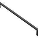 Alzassbg 10 Pack Matte Black Cabinet Pulls, 10 Inch(256mm) Hole Centers Rectangle Cabinet Handles Kitchen Pulls for Drawers and Cabinets AL3051MB