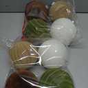 Syhood 8 Pcs 6 Inch Neutral Velvet Christmas Balls Large Velvet Ornaments Balls Xmas Tree Decorations Hanging Flocked Ornaments for Christmas Tree Home Garland Holiday Party Decor