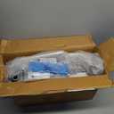 U Shaped 360° Sliding Shower Chair Tub Transfer Bench with Swivel Seat, 2-Level Adjustable Width for Bathtubs, Inside Shower, for Handicap & Seniors，440 Lbs Adjustable Height Non-Slip Arms Feet