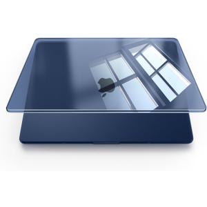 for MacBook Air 13.6 inch Case M4 M3 M2 2025 2024-2022 Model A3240 A3113 A2681 [Exclusive Midnight] [Outshine Bare Beauty] Hard Shell Cover for MacBook Air M2 13 inch - Crystal Midnight