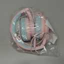 iClever HS19 Kids Headphones with Microphone for School, Safe Volume Limited, Over-Ear Girls Boys Headphones for Kids with Shareport, Foldable Wired for iPad/Travel (Pink)