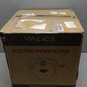 YALICE Electric Tank Water Heater, 2.5 Gallons Under Sink Instant Hot Water Heaters, 1500W, 110-120V, Electric Mini Tank Water Heater Compact Design for RV, Kitchen, Food Truck, Wall or Floor Mounted