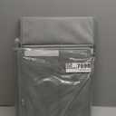 SpaceAid 4 Pack Bed Sheet Organizers and Storage, Foldable Organizer for Linen Closet, Sheets Set Folder Keeper with Window XL (Queen & King Size) Organizing Bedding Container, Gray 91ZDSN-SL01-G4