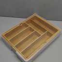 PRETYZOOM 1pc Cutlery Storage Organizer Utensil Tray for Kitchen Drawer for Forks and Spoons Space-saving Storage for Utensils and Items