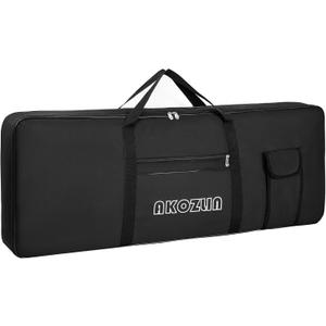 AKOZLIN 76 Portable Keyboard Case Bag,Update Version Electric Piano Keyboard Gig Bag 46.8"x6"x18.1"