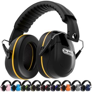 Dr.meter Noise Reduction Ear Muffs, Noise Cancelling Headphones for Adults, Kids Autism Sensory Ear Protection Earmuffs, 31dB Hearing Protection for Shooting Gun Range, Mowing, Monster Jam, Focus