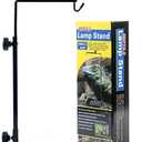 PTSCBS Reptile Lamp Stand, Adjustable Heat Lamp Bracket, Floor Light Holder Metal Lamp Hanging Bracket for Reptile Terrarium Heating Light Amphibian (Large)