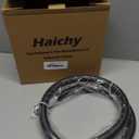 Haichy 15611-06-06-12 Hydraulic Hose Swivel Assembly 3/8" Hydraulic Hose with Male NPT X Male NPT, 12" Long, 4785 PSI