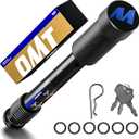 Orion Motor Tech Locking Hitch Pin, Fits 2" & 2.5" Receiver with 5/8" Diameter Hitch Pin Lock, Anti-Theft Steel Hitch Pin Lock with Key for Class III IV, Anti-Rattle Trailer Hitch Pin with O-Rings (2 & 2.5 in - 1 Pack, Black)