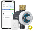RAINPOINT WiFi Water Timer, Brass Inlet Smart Hose Faucet Timer, Automatic Irrigation System Controller for Yard Watering, APP Control via 2.4Ghz WiFi and Bluetooth (V2, 2025 Release)