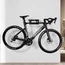 Heavy Duty Bike Wall Mount Rack - 15kg (33lbs) Capacity for Garage & Indoor | with Shelf & Hooks for Helmet, Shoes, Pump | Fits Mountain & Road Bicycles