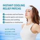 Instant Cooling Ice Packs for Outdoor Activities Summer Heat Relief - Large Disposable Cooling Patches for Neck Body, Camping Hiking Sports, Instant Temperature Drop 30 Pack