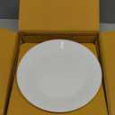 Le Creuset Stoneware Set of 4 Dinner Plates, 10.5" each, White