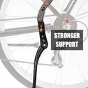TOPCABIN Adjustable Aluminium Alloy Bicycle Kickstand - Fit for 22-24-26-28 inch Mountain/Road/BMX/MTB Bike (Three-support)