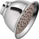 Moen Moenflo XL Chrome Single Function 4.38-Inch Diameter Showerhead, 6302 (2.5 GPM)